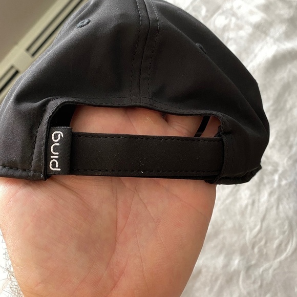 Ping NEW 110 Flexfit‎ Teck Black Golf Hat Moisture Wicking Cap Adjustable - Picture 7 of 12